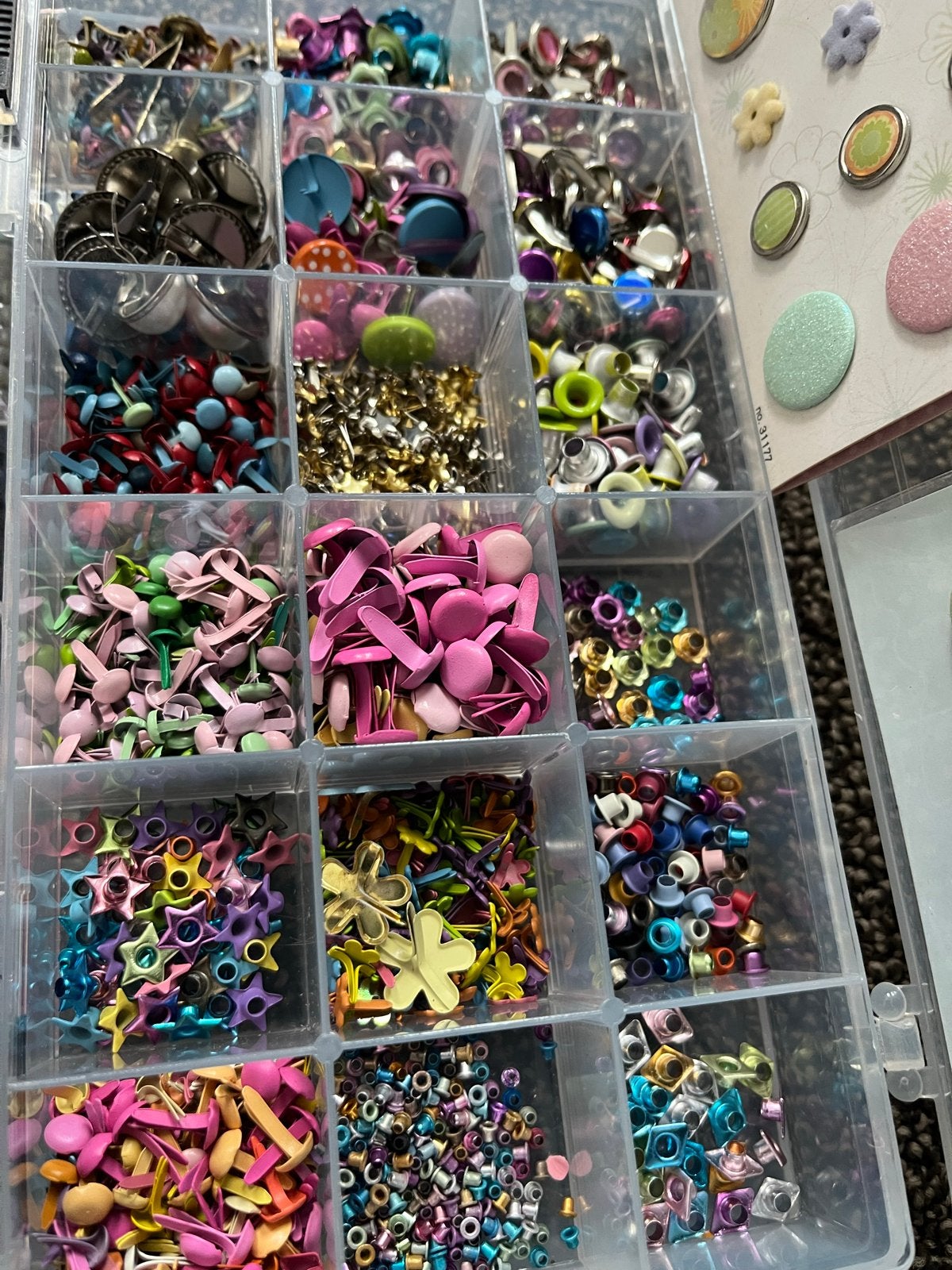 Grote collectie knutselmateriaal:  splitpennen, Gebruikt, Overige thema's, Meerkleurig, Overige merken