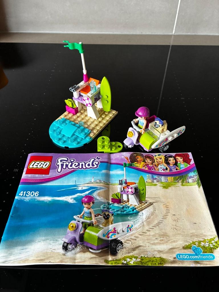 LEGO Friends 41306 Mia's Strandscooter, Lego, Friends, Ophalen of Verzenden, Zo goed als nieuw