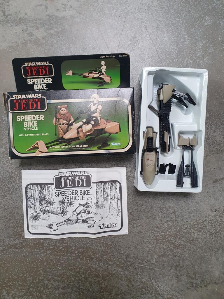 Star Wars Vintage Speederbike, Ophalen of Verzenden, Nieuw, Actiefiguurtje
