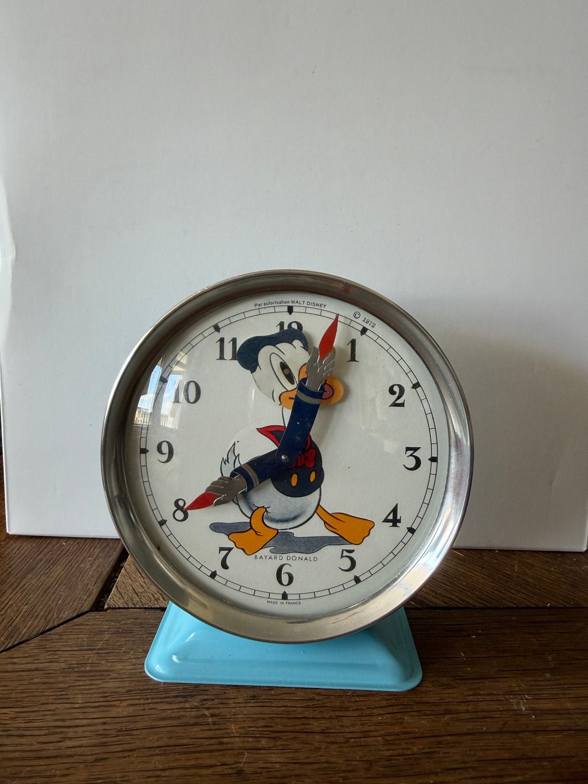 Vintage Bayard Donald Duck wekker - Disney 1972, Ophalen