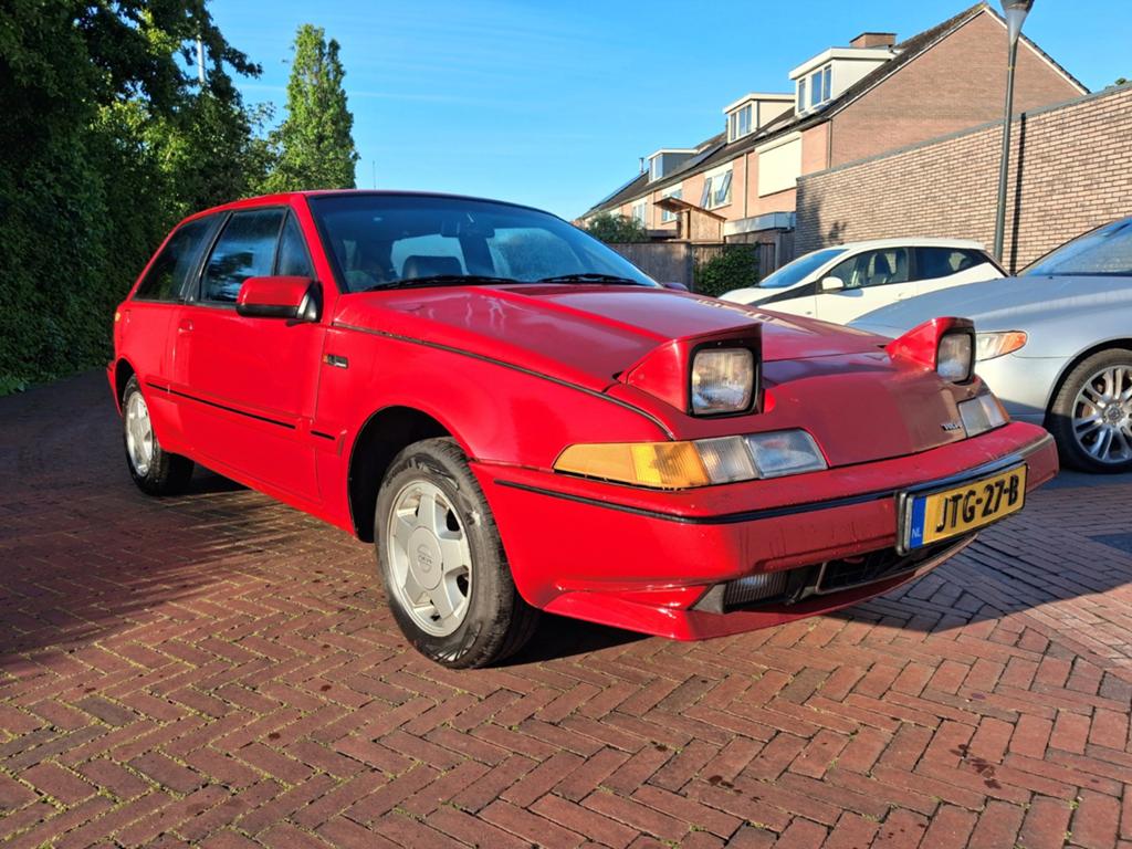 Volvo 480 Turbo 1988 Rood, Auto's, Volvo, Particulier, Boordcomputer, Centrale vergrendeling, Elektrische buitenspiegels, Elektrische ramen