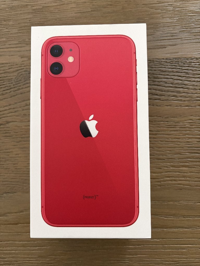 Zeer mooi iPhone 11 rood 128 gb, Telecommunicatie, Mobiele telefoons | Apple iPhone, Ophalen, 70 %, IPhone 11, Zonder simlock