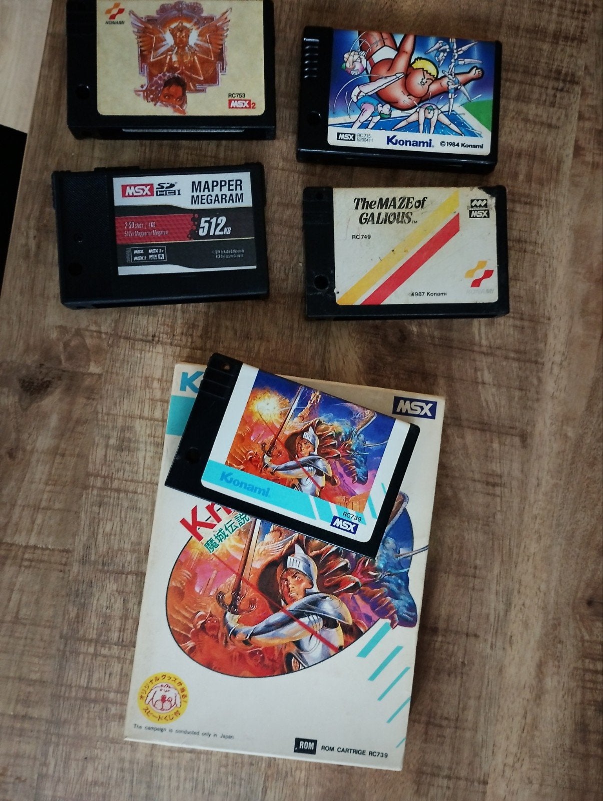 MSX games Konami en Mapper Megaram, Computers en Software, Ophalen of Verzenden
