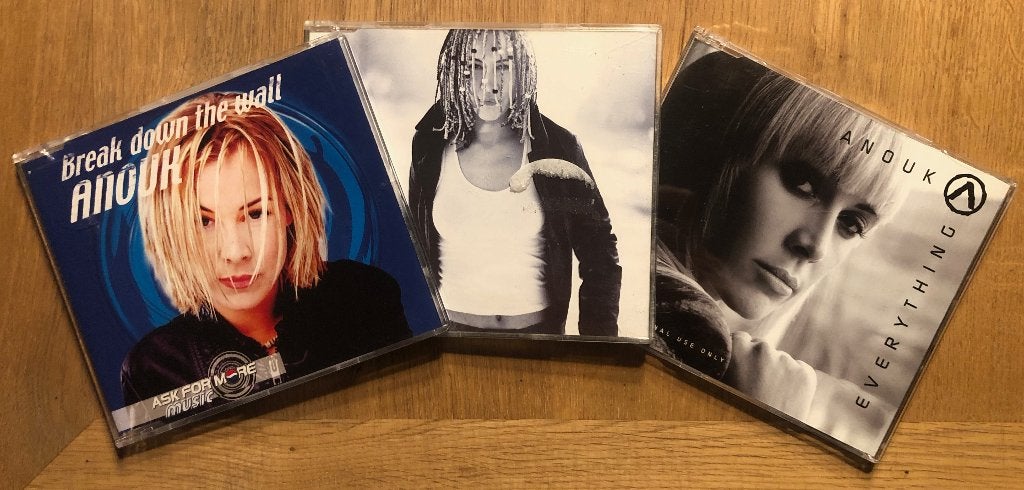 ANOUK - Break down, R U kiddin' me & Everything (3x CD maxi), Ophalen of Verzenden, Zo goed als nieuw, Poprock
