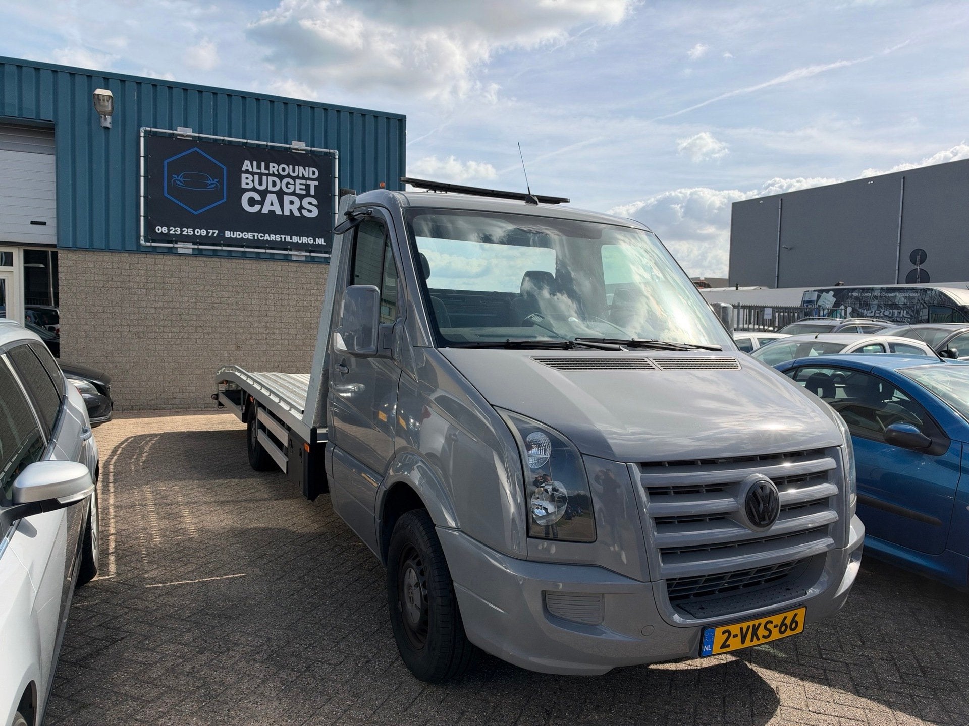 Volkswagen Crafter 35 2.5 TDI L3H2 oprijwagen, Automaat, Euro 5, Gebruikt, Zwart