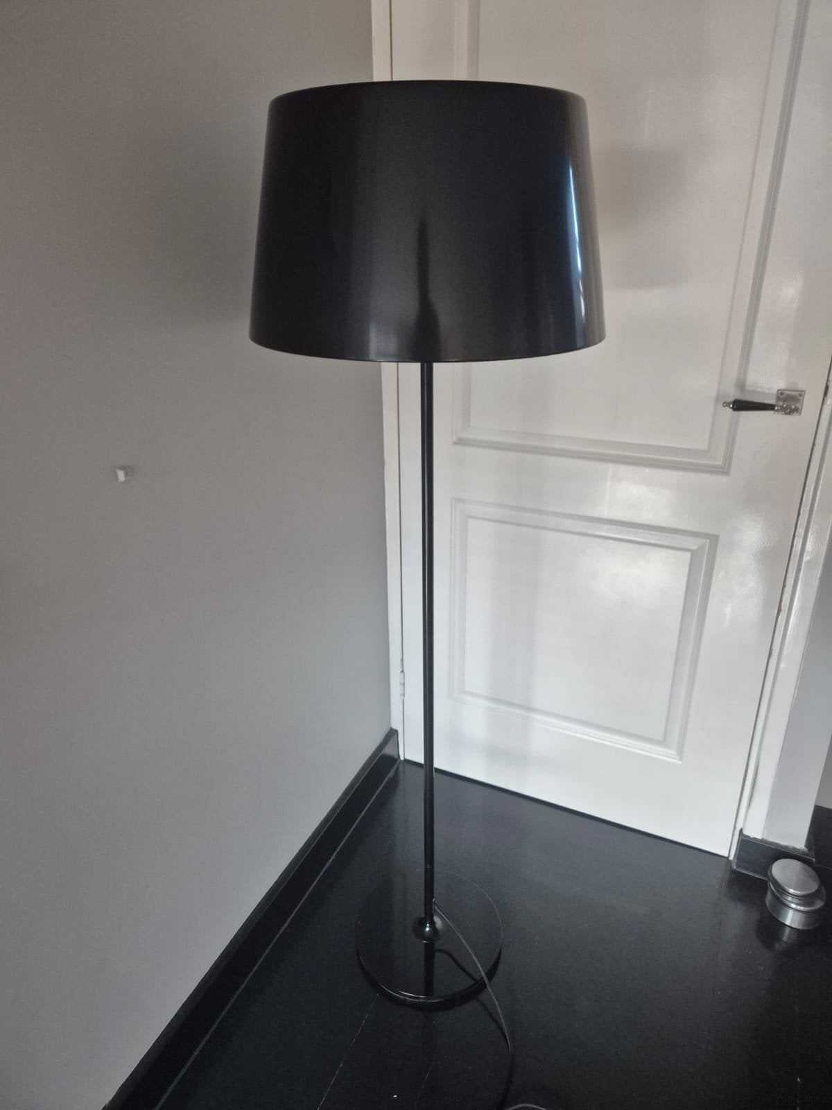 Vloerlamp IKEA Kulla - zwart - vintage, Ophalen, Zo goed als nieuw, 150 tot 200 cm