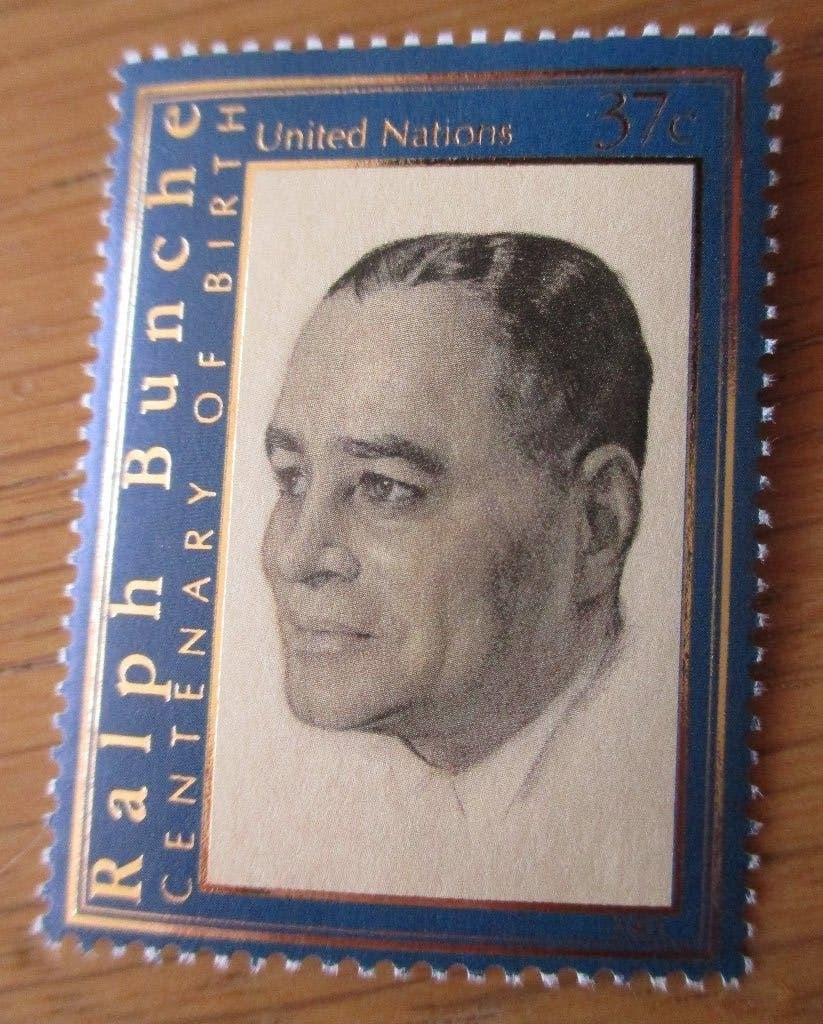 VN New York, Ralph Bunch (Nobelprijswinnaar vd vrede), 2003, Verzenden, Postfris, Noord-Amerika