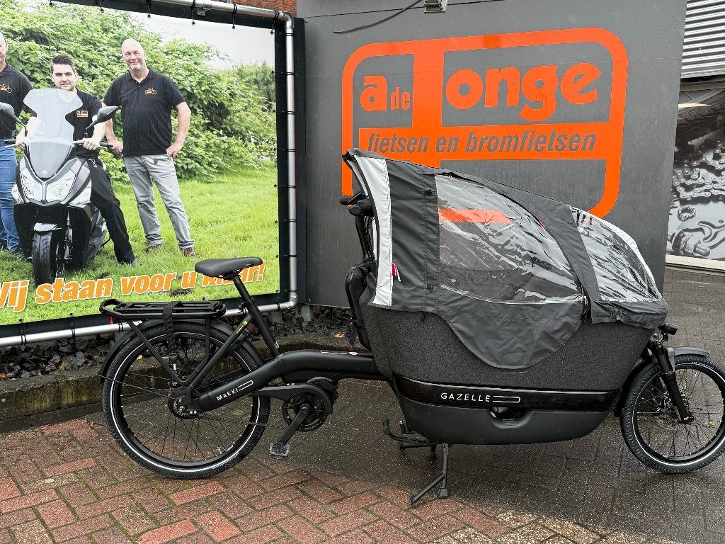Gazelle Makki Travel "'mega dik'' / Lovens, Fietsen en Brommers, 3 kinderen, Ophalen of Verzenden, Zo goed als nieuw, Elektrisch