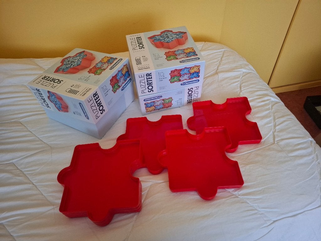 Puzzel sorteerbakjes, Ophalen, 500 t/m 1500 stukjes, Zo goed als nieuw, Overige typen