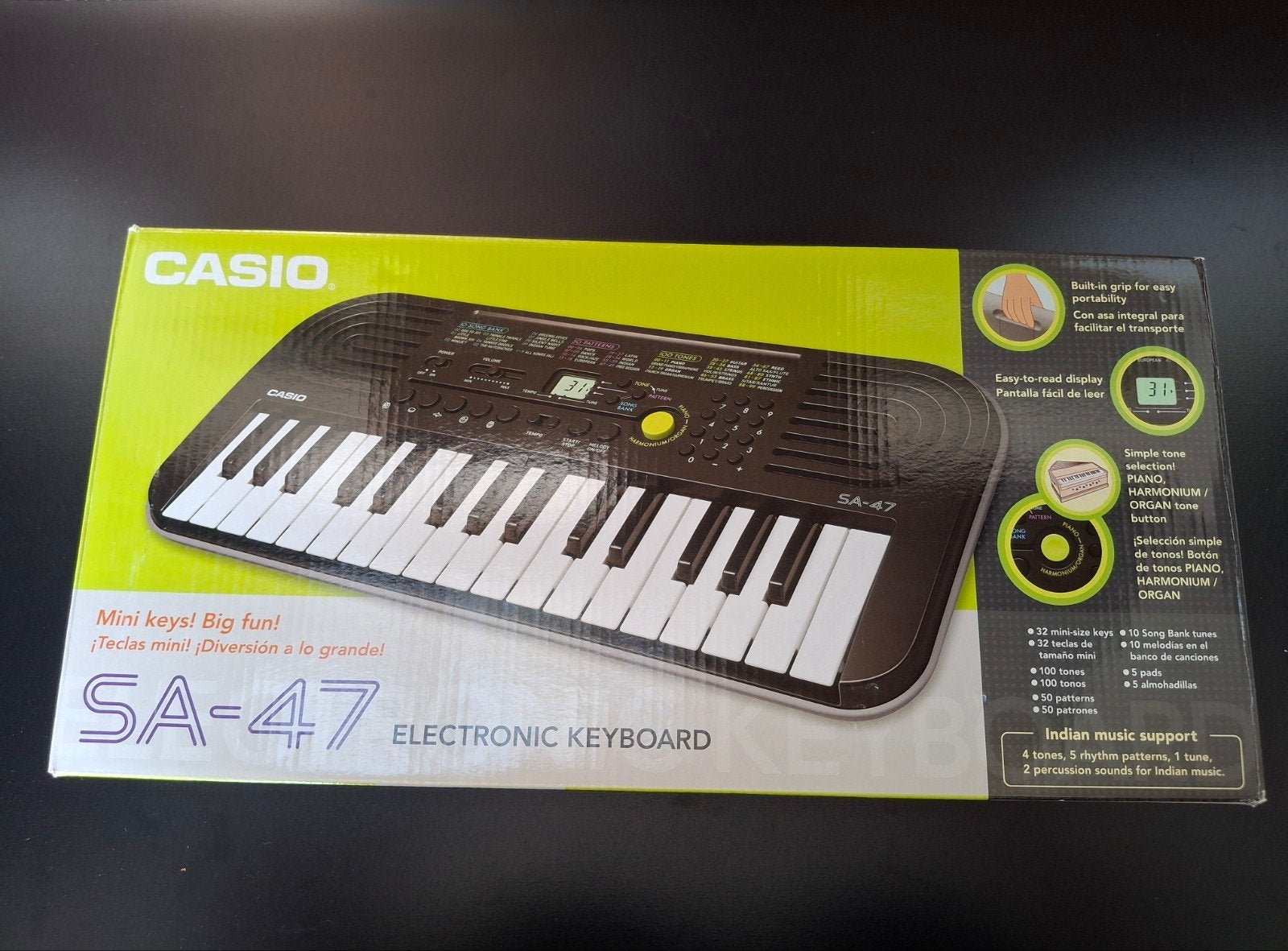 Casio SA-47 mini keyboard, Ophalen of Verzenden, Zo goed als nieuw, Overige aantallen, Casio