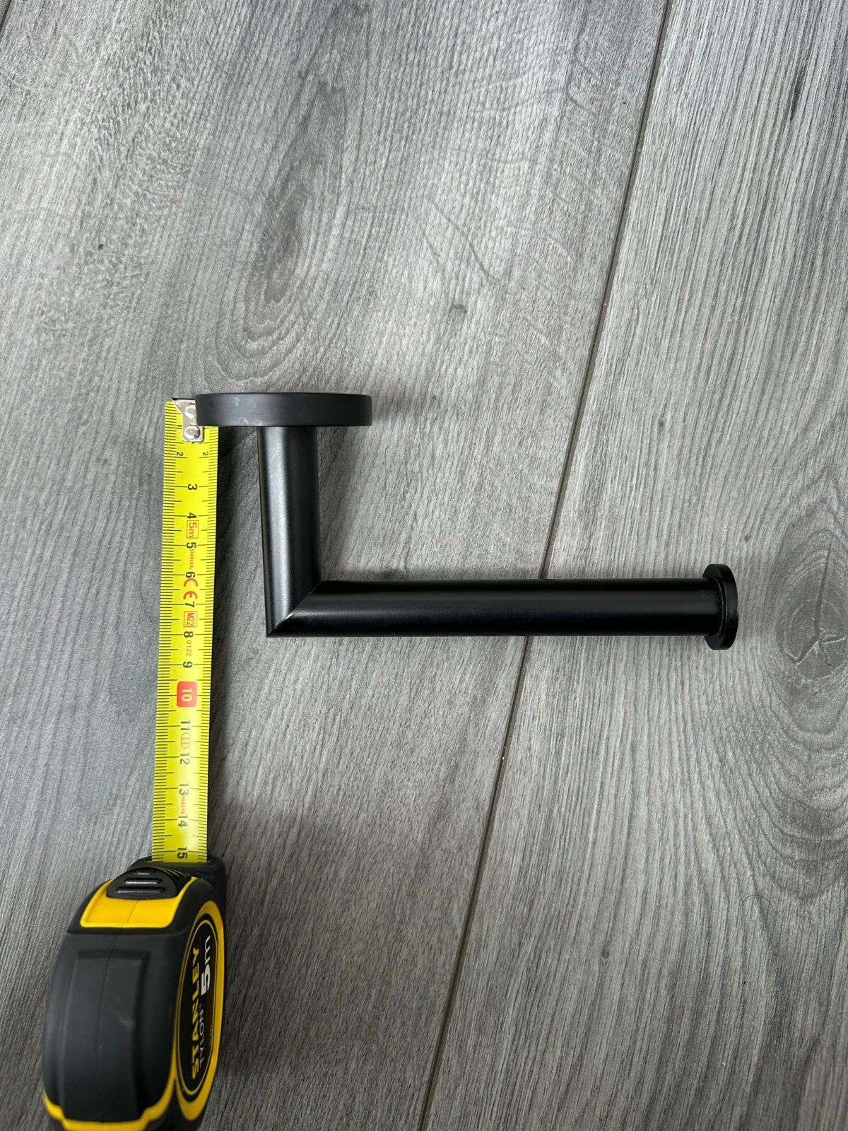 Industriële Zwarte Metalen WC Rolhouder - 15x8 cm, Ophalen, Nieuw, Zwart, Toilet-accessoire