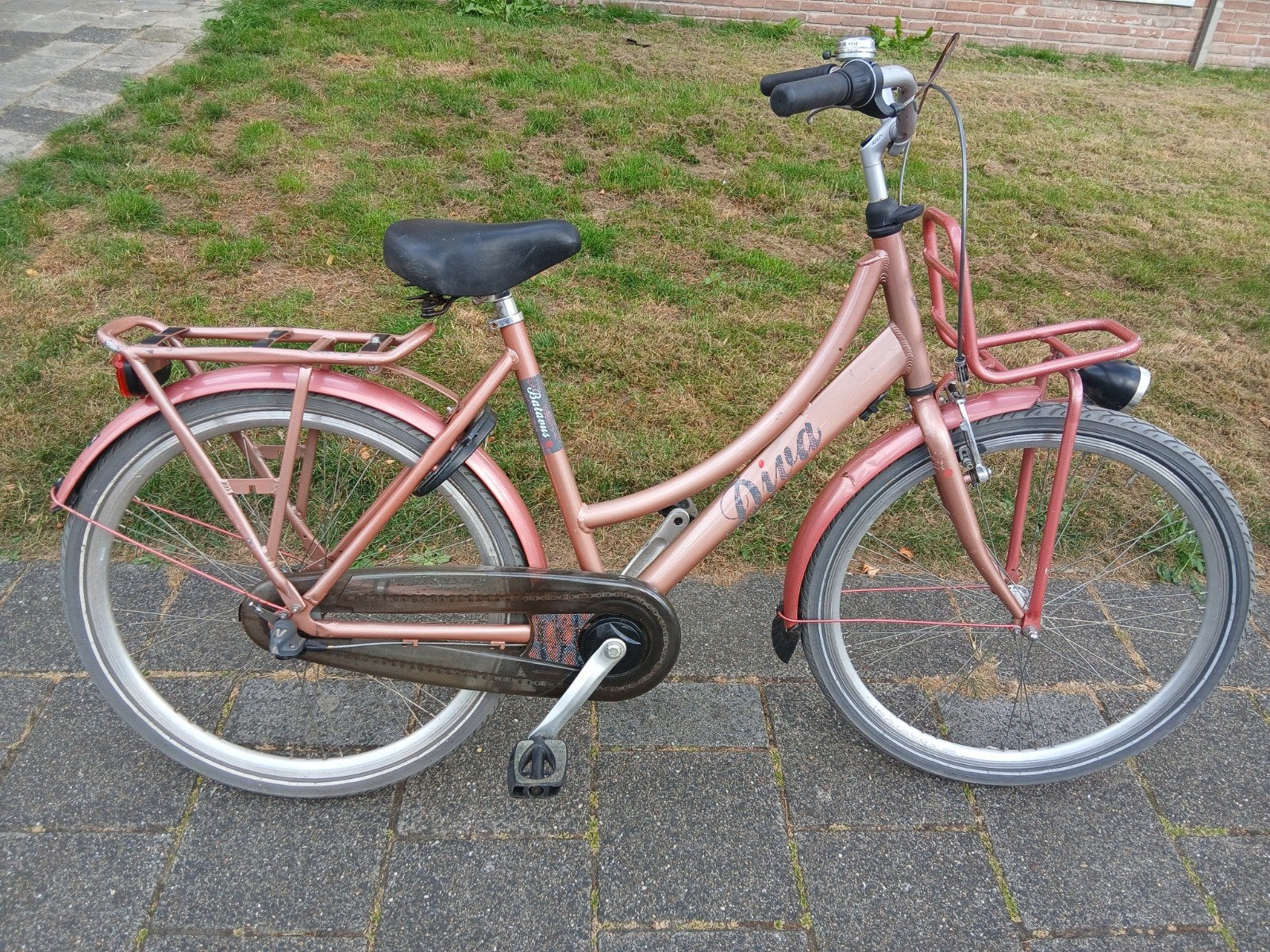 batavus Diva meisjesfiets, Fietsen en Brommers, Fietsen | Meisjes, Terugtraprem, Gebruikt, Versnellingen, Batavus Diva