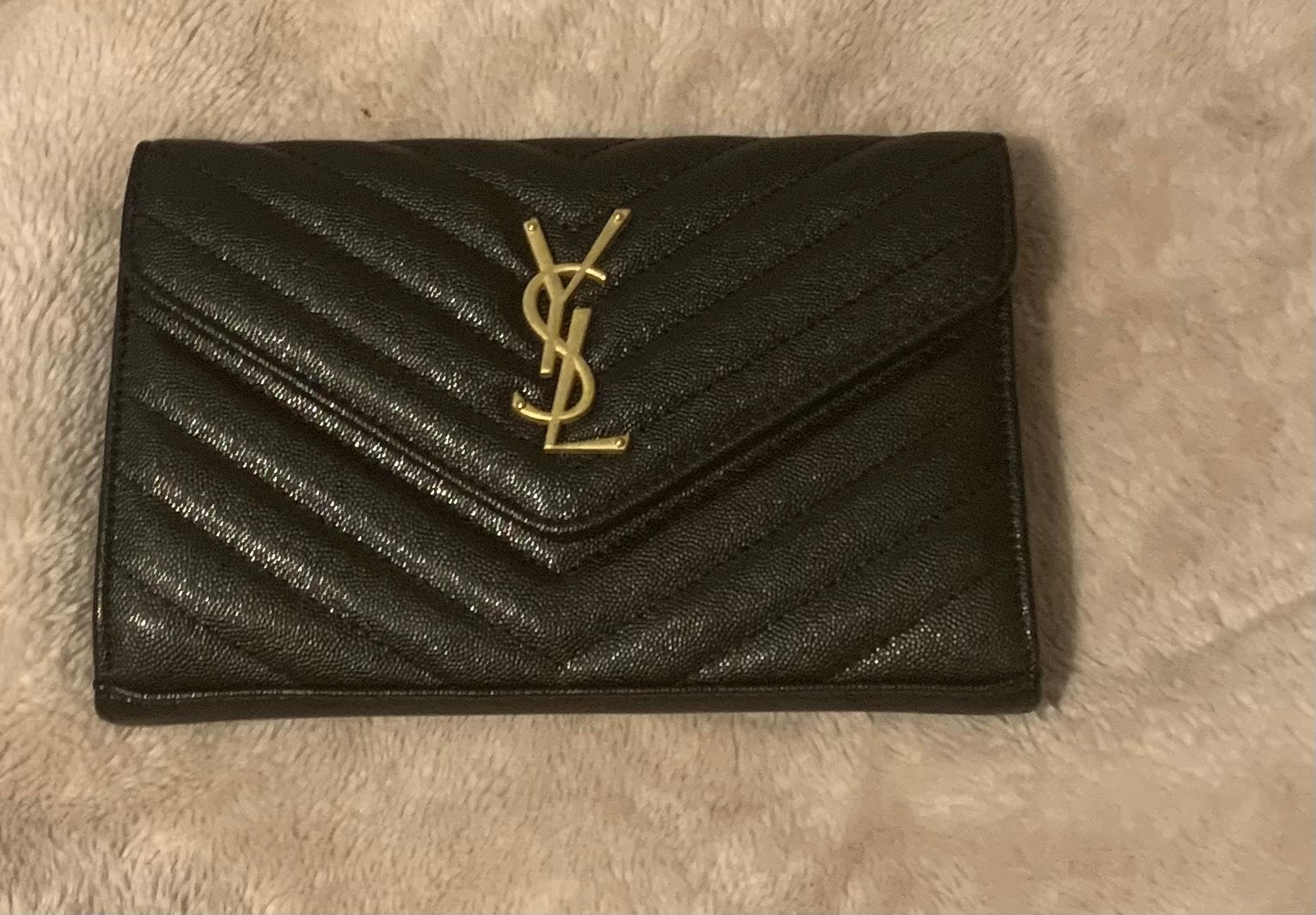 Saint Laurent YSL Schoudertasje Zwart, Ophalen of Verzenden, Zo goed als nieuw, Zwart, Schoudertasje