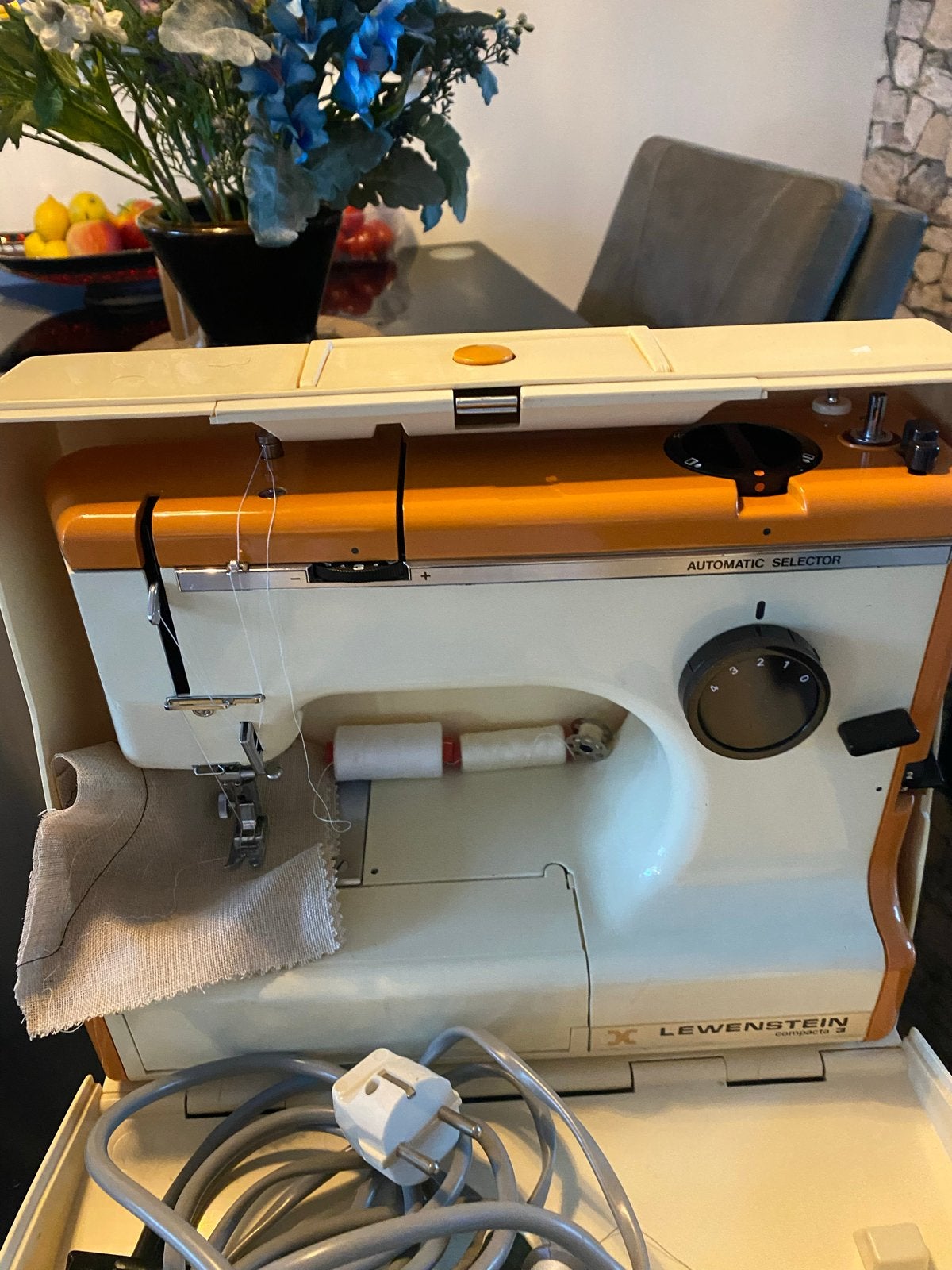 Lewenstein Compacta 3 Naaimachine - Vintage Model, Ophalen of Verzenden, Gebruikt, Naaimachine, Lewenstein