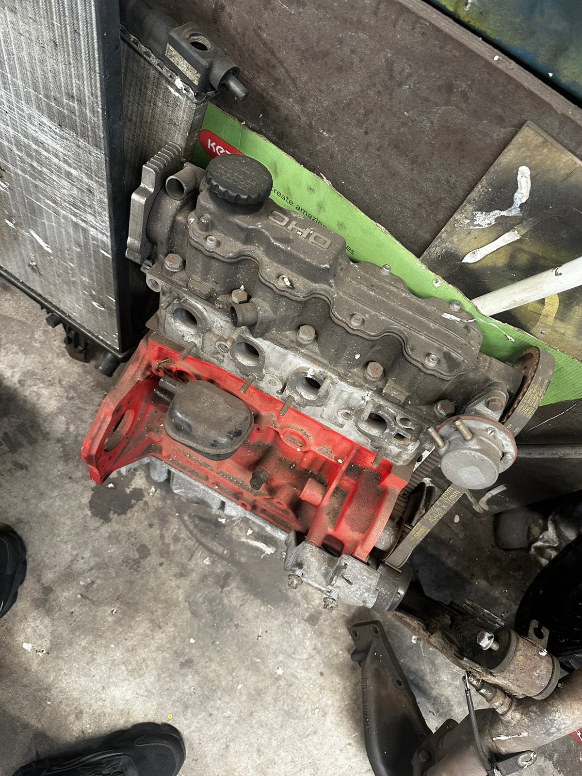 Opel 16sv motor, Auto-onderdelen, Ophalen, Gebruikt, Opel