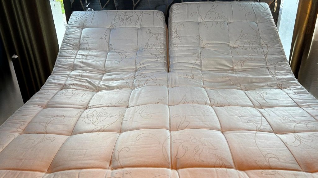 Luxe Eastborn elektr. boxspring, Pullman matrassen en topper, Ophalen, Gebruikt, Tweepersoons, 180 cm