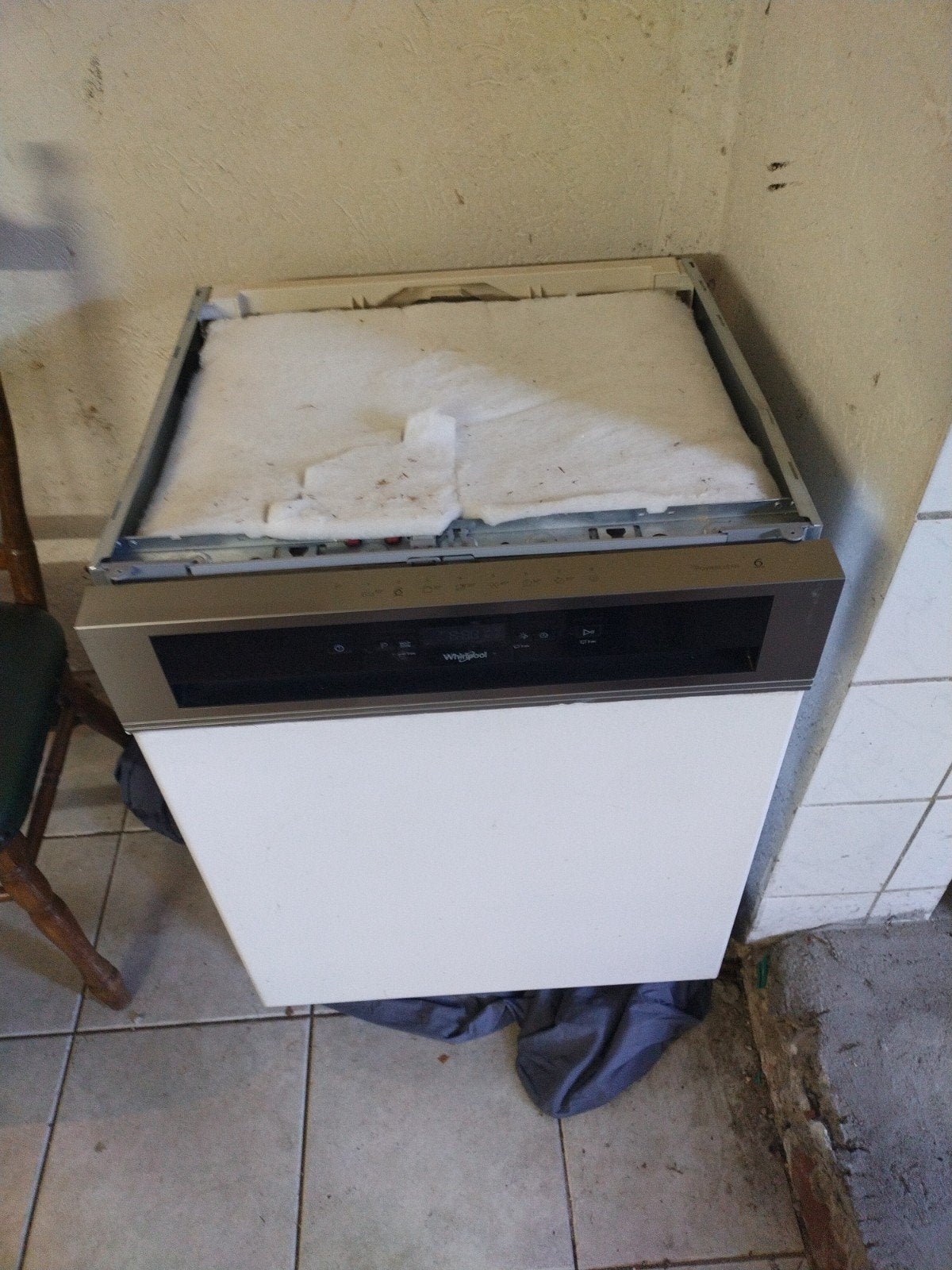 Whirlpool WBC 3C34 P X Vaatwasser - Inbouw, Ophalen of Verzenden, Gebruikt, Inbouw, 60 cm of meer