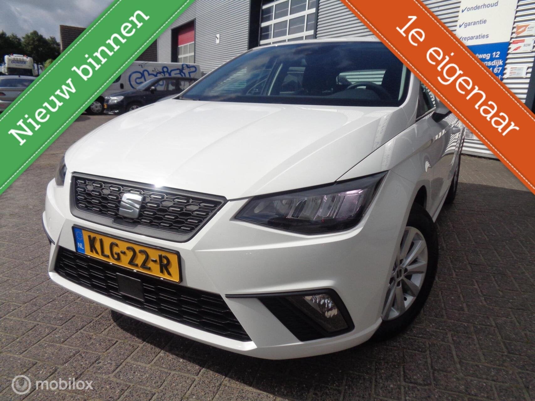 Seat Ibiza 1.0 MPI Style/Airco/PDC/Lm velgen/1st eig/LED/Sle, Voorwielaandrijving, Stof, Gebruikt, Parkeersensor