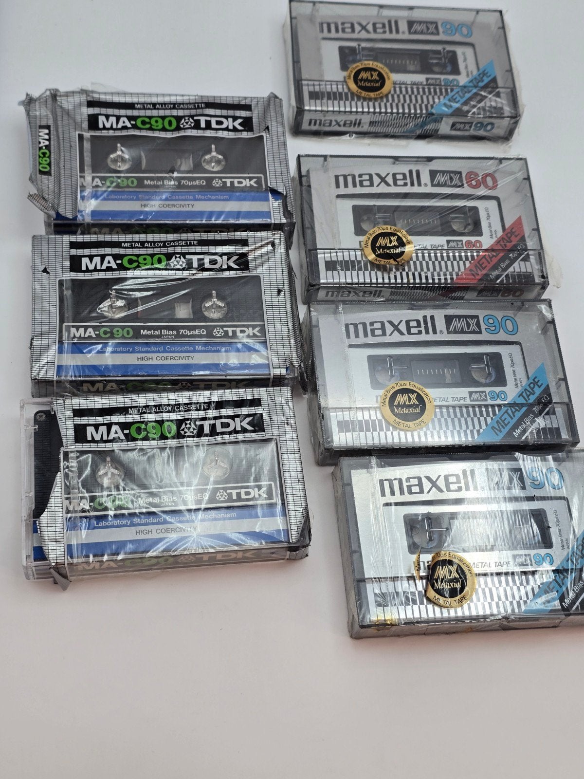 140+ NOS Cassettes (normal, chrome en metal), Overige genres, Ophalen of Verzenden, Nieuw in verpakking, Onbespeeld