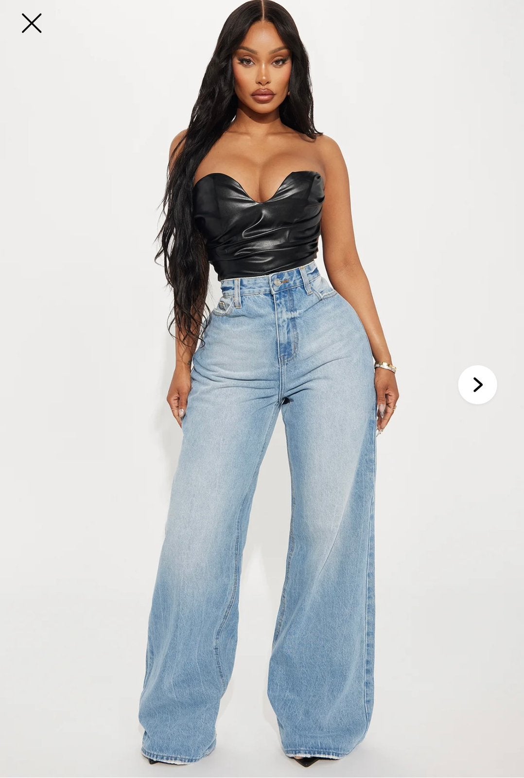 Fashion Nova Baggy Jeans Size 0, Kleding | Dames, Spijkerbroeken en Jeans, Nova fashion, Ophalen of Verzenden, Nieuw, Zwart