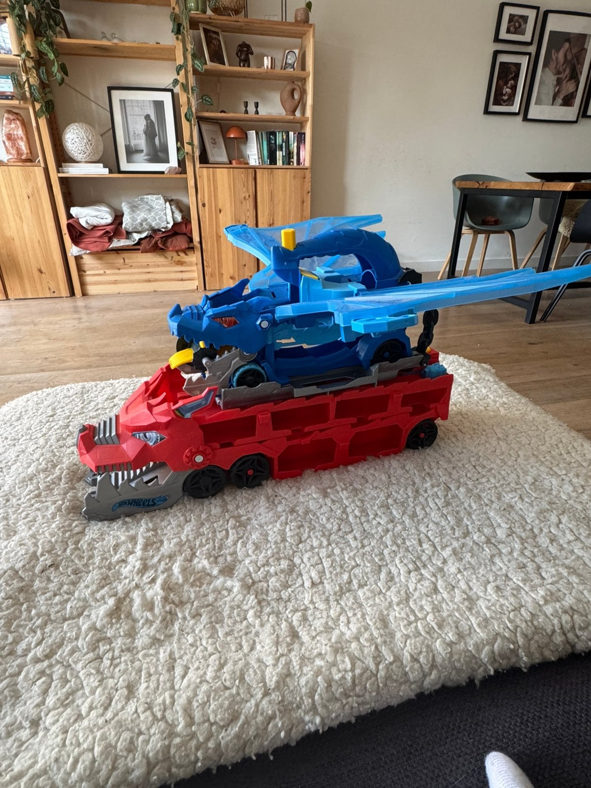 Hot Wheels ultieme dubbele draak transportvoertuig, Ophalen of Verzenden, Gebruikt