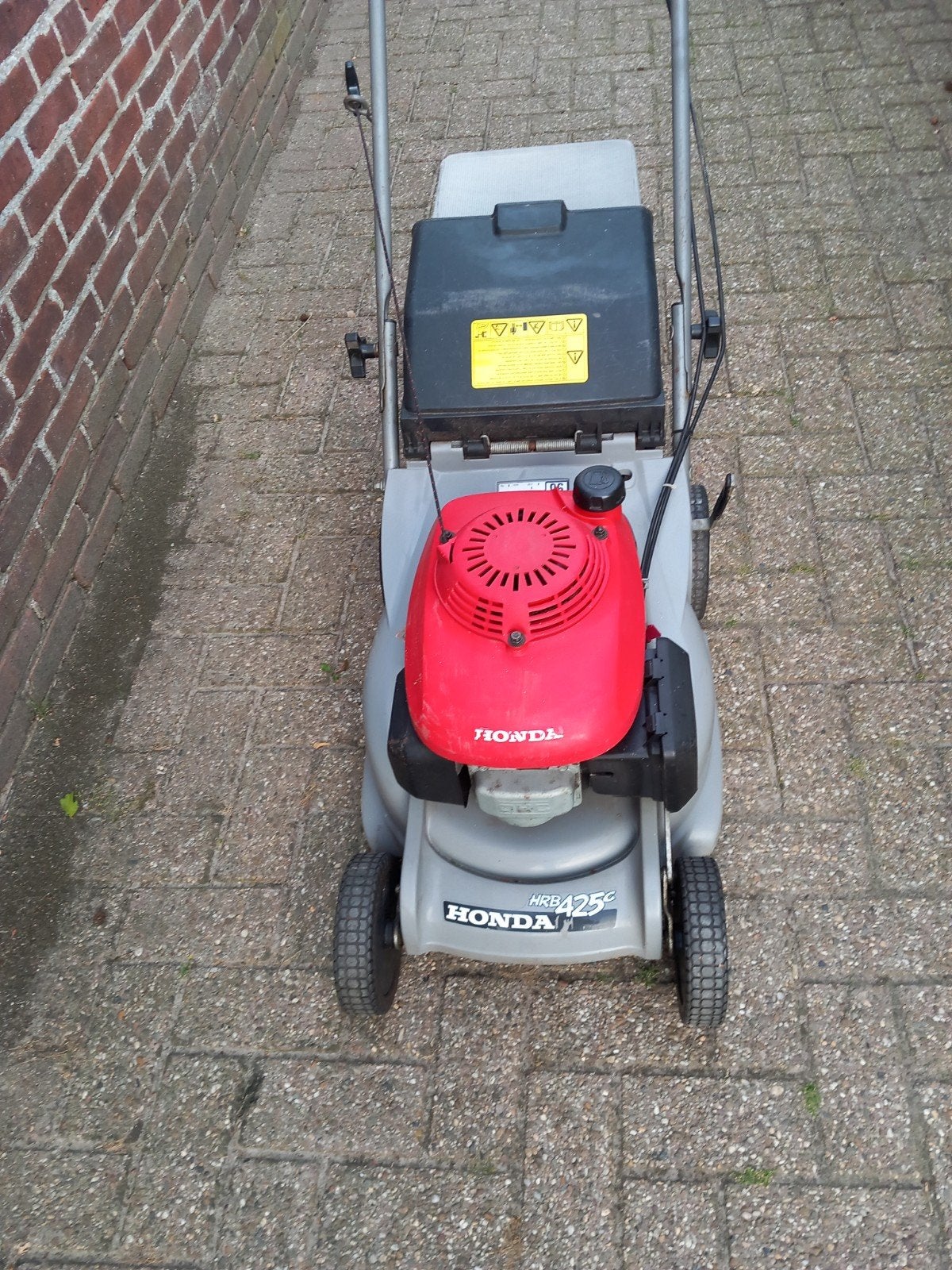 Honda hrb 425c starten lopen en maaien, Ophalen, Cirkelmaaier, Honda, Gebruikt