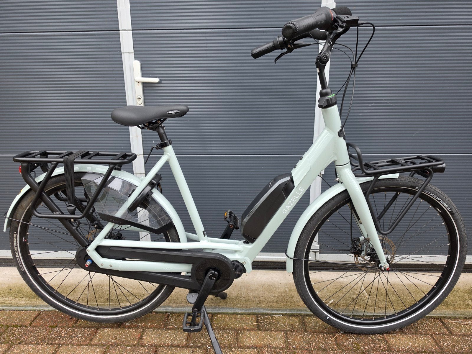 Demo: Gazelle Bloom C7 L57 Light Olive 2 jaar garantie, Ophalen, Zo goed als nieuw, 50 km per accu of meer, 55 tot 59 cm