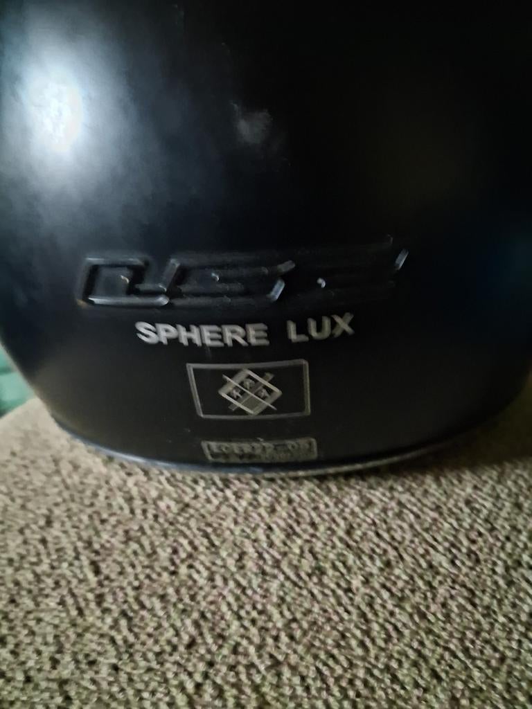 Zwarte Dex Sphere Lux helm, Fietsen en Brommers, Brommerhelmen, Ophalen of Verzenden