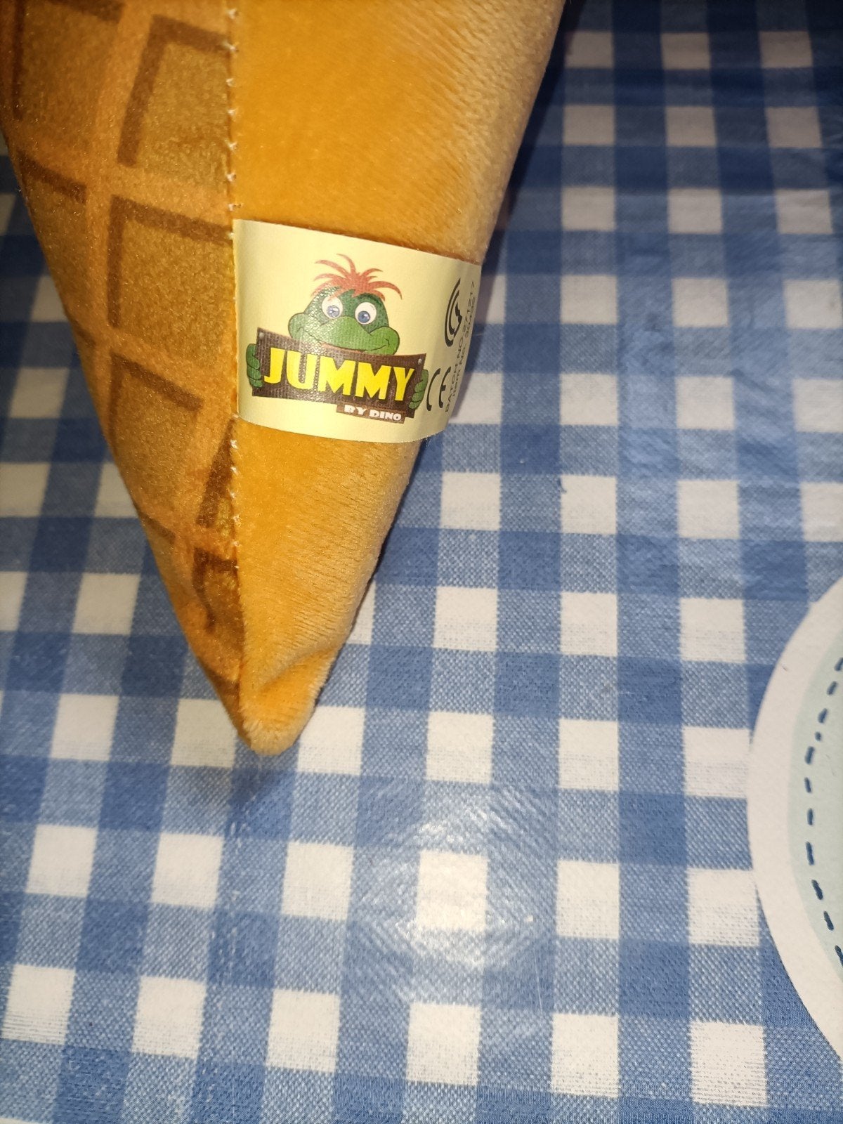 IJsje knuffel ijshoorn Jummy 27 cm groot, Ophalen of Verzenden, Zo goed als nieuw, Overige typen