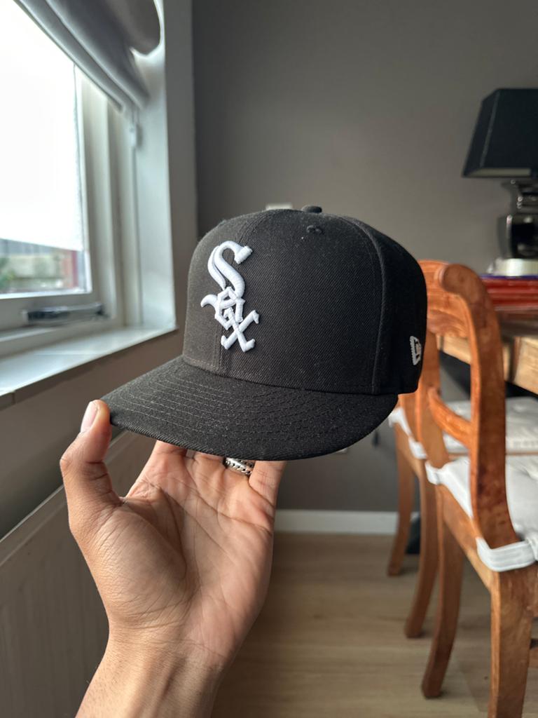 New Era Chicago White Sox Pet - Zwart, Maat 56.8cm, Ophalen, Gedragen, Pet