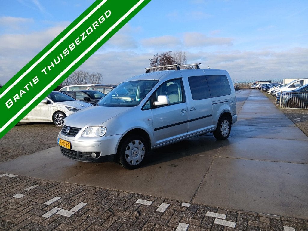 Volkswagen Caddy Maxi 1.9 TDI Maxi - rolstoelauto - Airco -, Voorwielaandrijving, Gebruikt, 4 cilinders, 7 stoelen