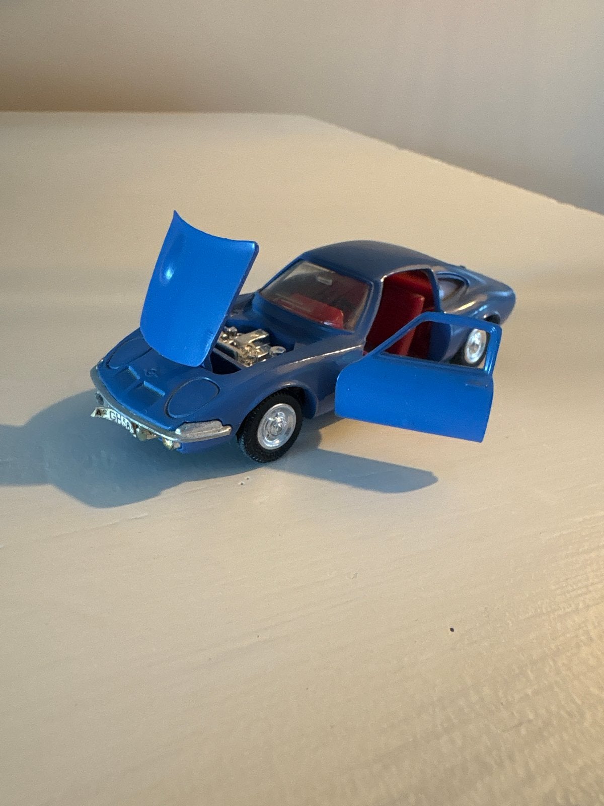 Dinky toys Opel GT 1900, Ophalen of Verzenden, Zo goed als nieuw, Auto, Dinky Toys