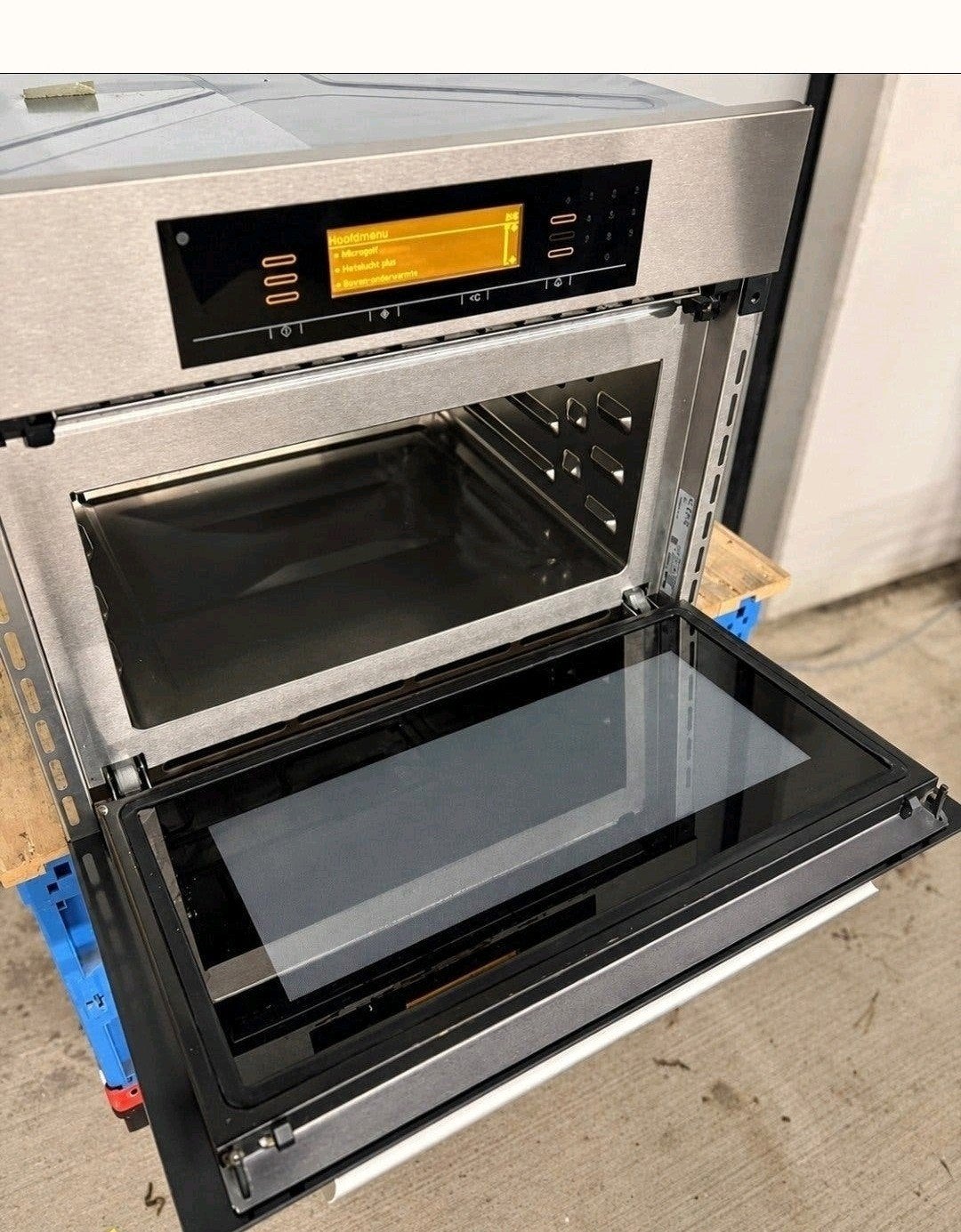 Miele H5080BM combimagnetron | RVS | Inbouw 45 cm, Minder dan 45 cm, Gebruikt, Hete lucht, 60 cm of meer