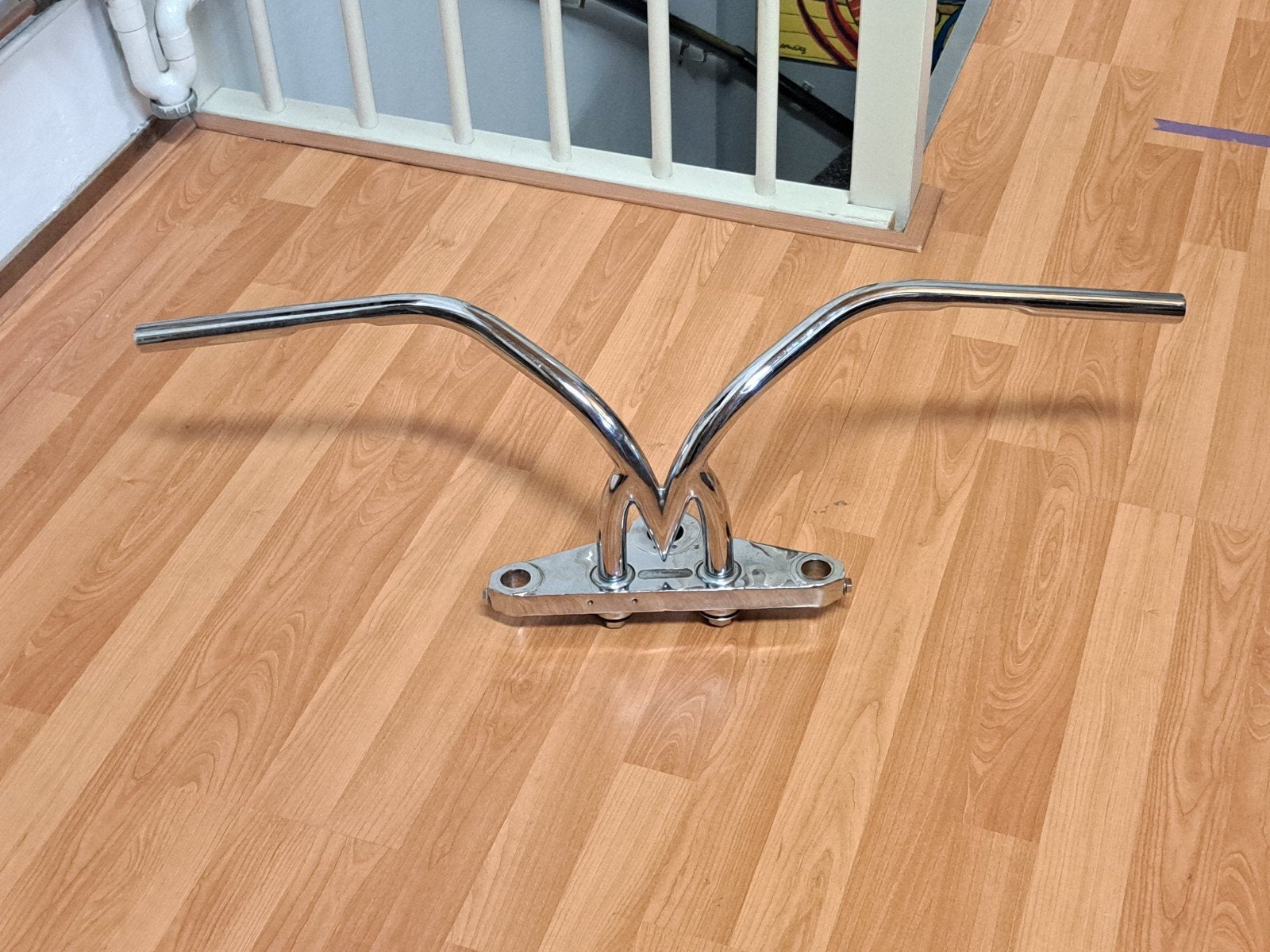 harley stuur, 1", met dimpels., Motoren, Ophalen of Verzenden, Gebruikt