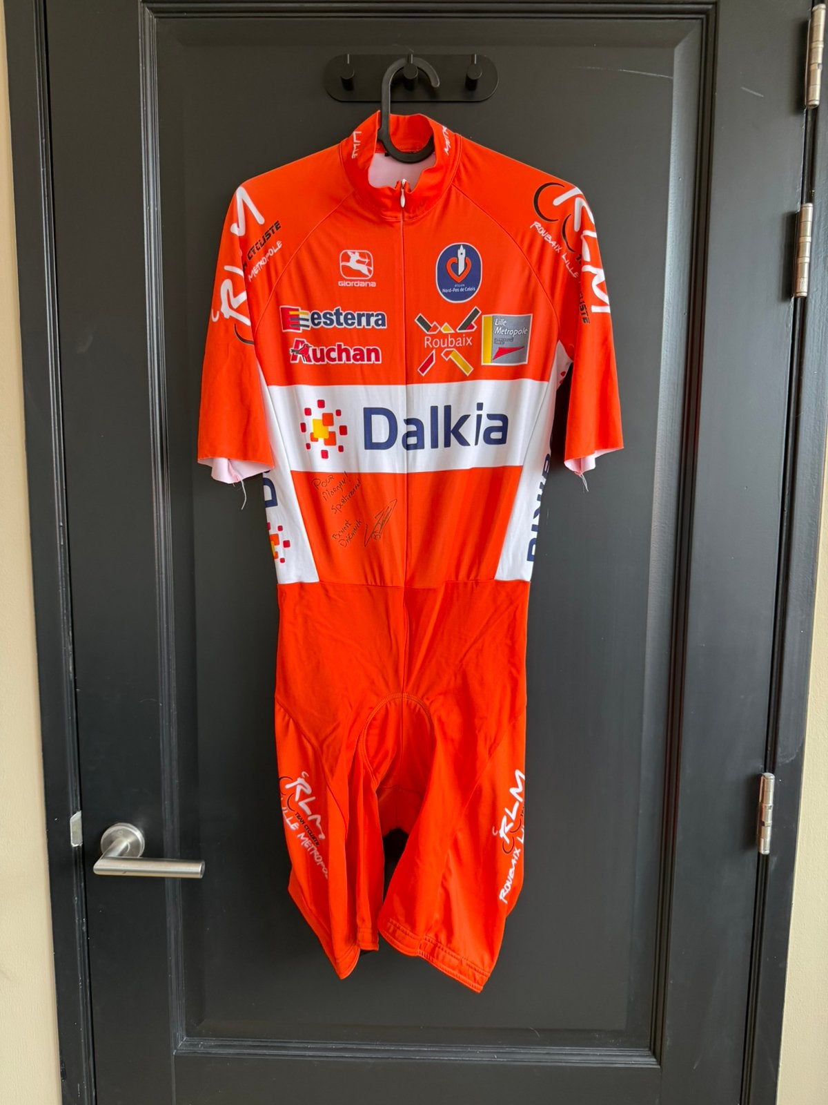 Fietspak Giordana Roubaix Maat M snelpak tijdritpak skinsuit, Gebruikt, Ophalen of Verzenden, Bovenkleding, Heren