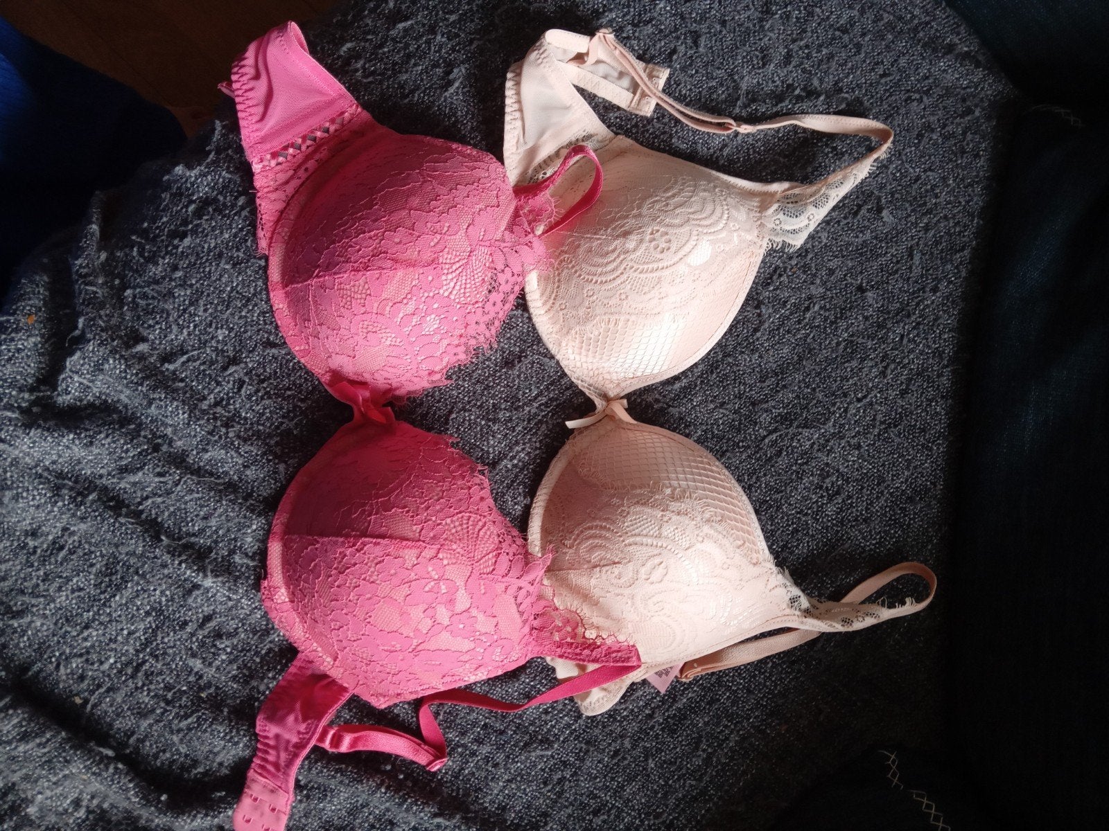 MOET WEG2 kanten push up behas van hunkemöller cup80B NIEUW, Hunkemöller, Ophalen, Roze, BH