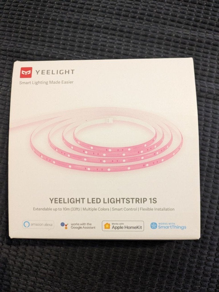 Yeelight LED Lightstrip 1S slimme RGB ledstrip, Huis en Inrichting, Ophalen, Gebruikt, E27 (groot), Led-lamp