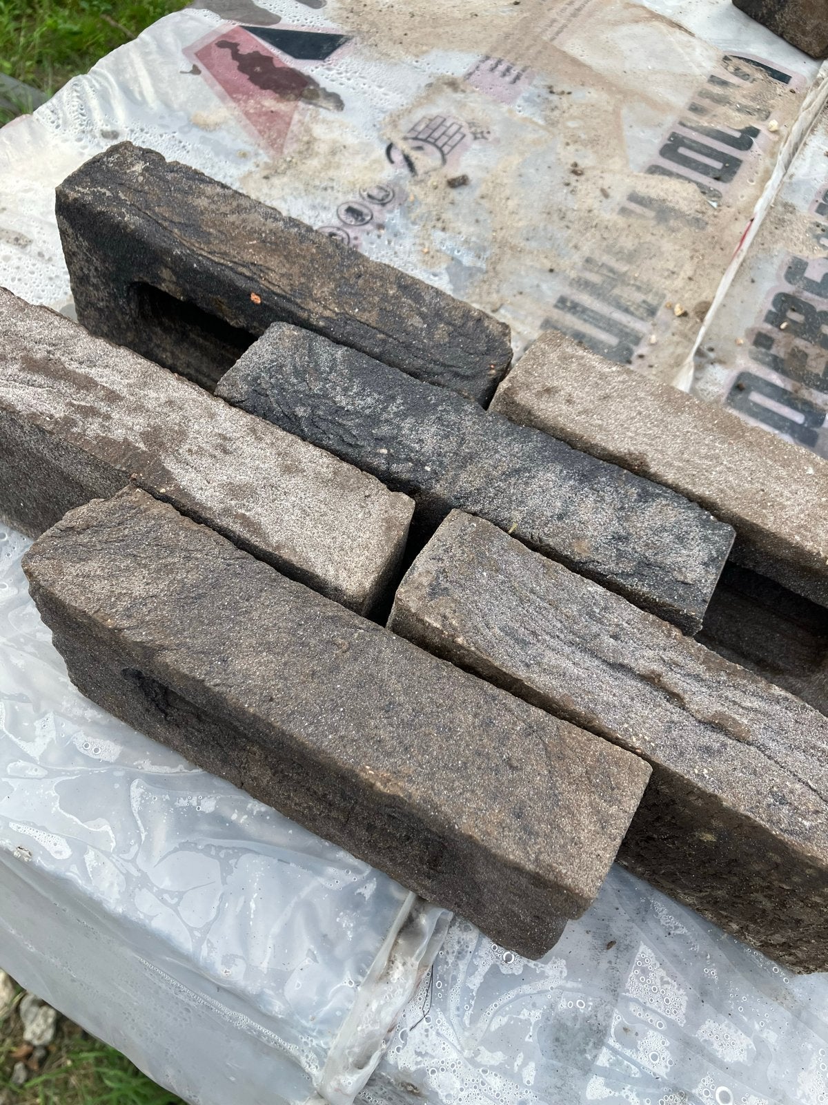 Nieuwe Treviso bakstenen - 1.200 stuks, Doe-het-zelf en Verbouw, Ophalen, Nieuw, Bakstenen