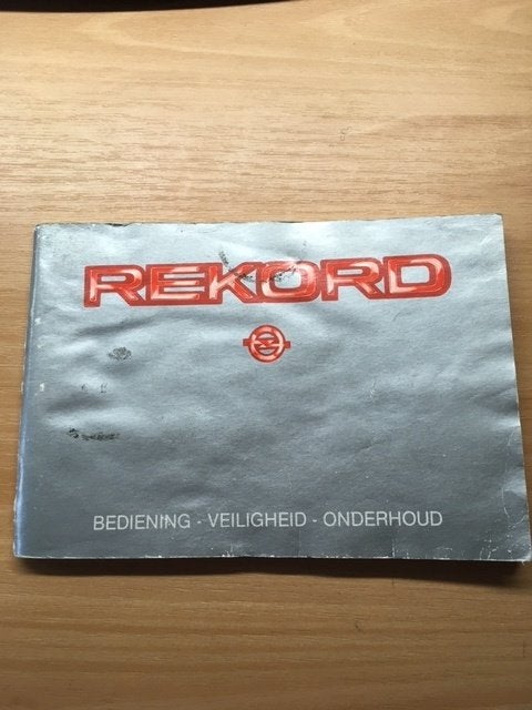 Opel Rekord              Handleiding            1984      NL, Ophalen of Verzenden