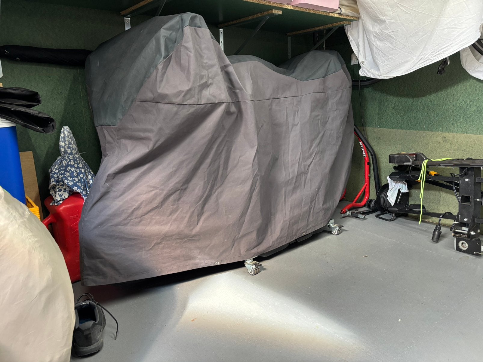 Verheul Sport/Superbike motorhoes, Ophalen
