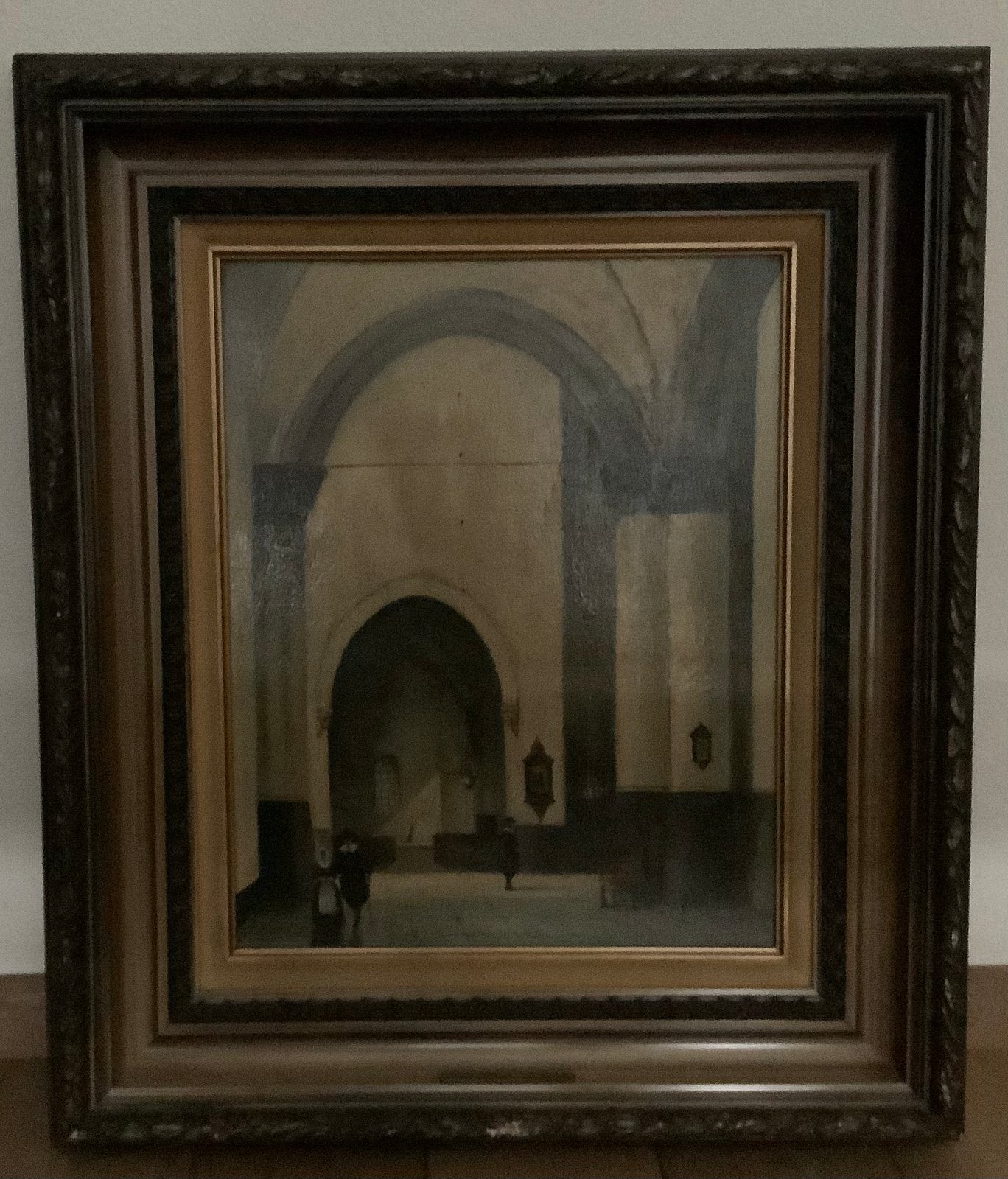 Kapel interieur van G J VERBURGH 1775/1864, Antiek en Kunst, Ophalen of Verzenden