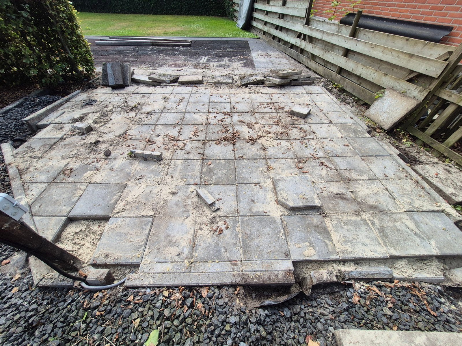 Partij zeer nette betontegels 30x30 cm, Ophalen, 5 tot 10 m², Zo goed als nieuw, Beton