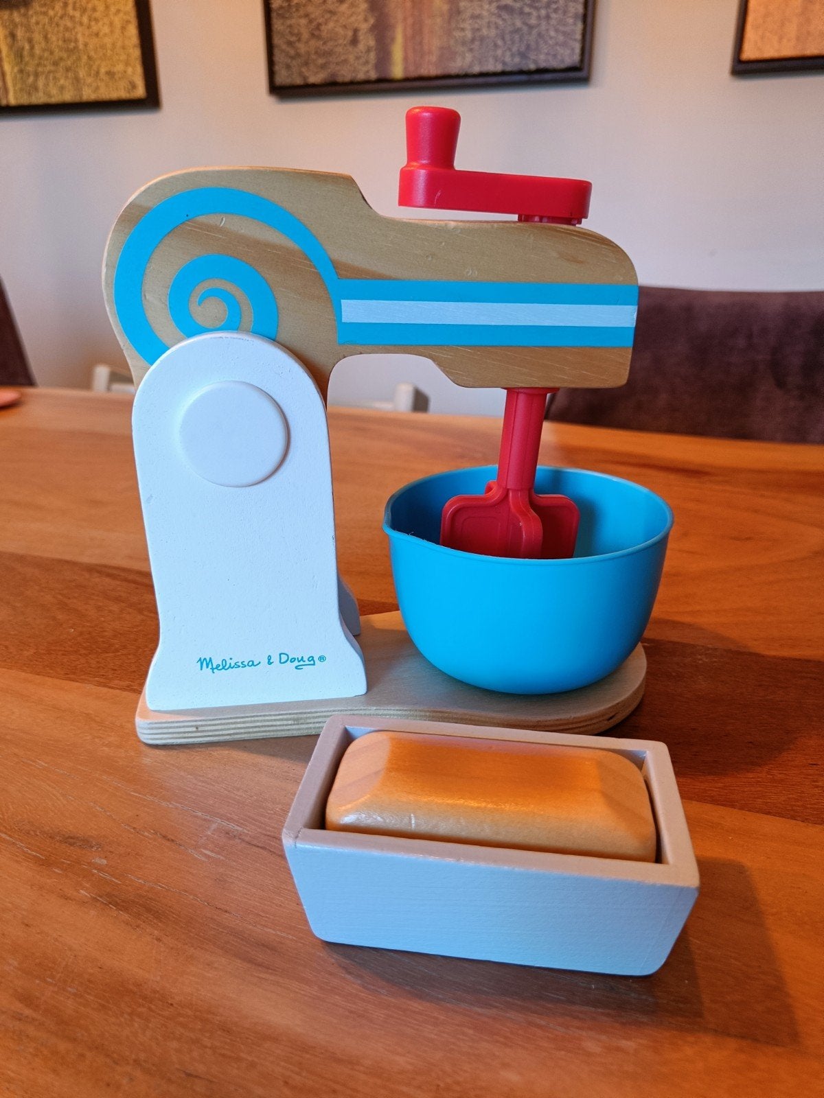 GroteOpruiming! Melissa & Doug Houten Mixer Speelgoed - zgan, Ophalen of Verzenden, Zo goed als nieuw, Jongen of Meisje