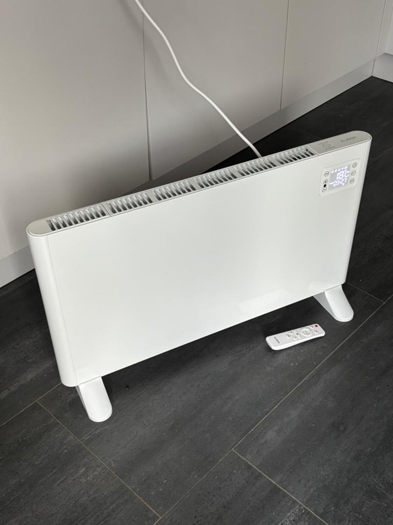 Eurom Alutherm 1500 watt incl plug in wifi thermostaat, Ophalen, 30 tot 80 cm, Kachel, Zo goed als nieuw