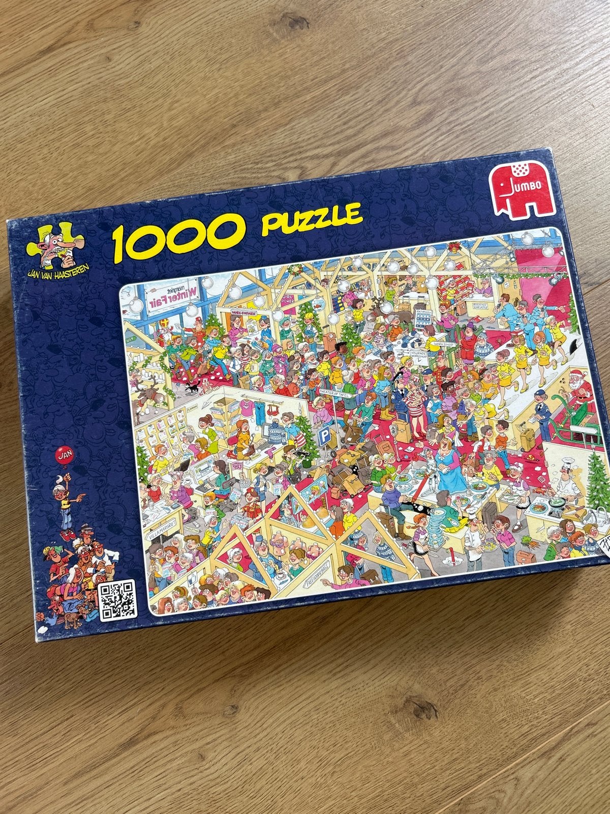 Jan van Haasteren 1000 stukjes - The Winter Fair, Ophalen of Verzenden, 500 t/m 1500 stukjes, Gebruikt, Legpuzzel