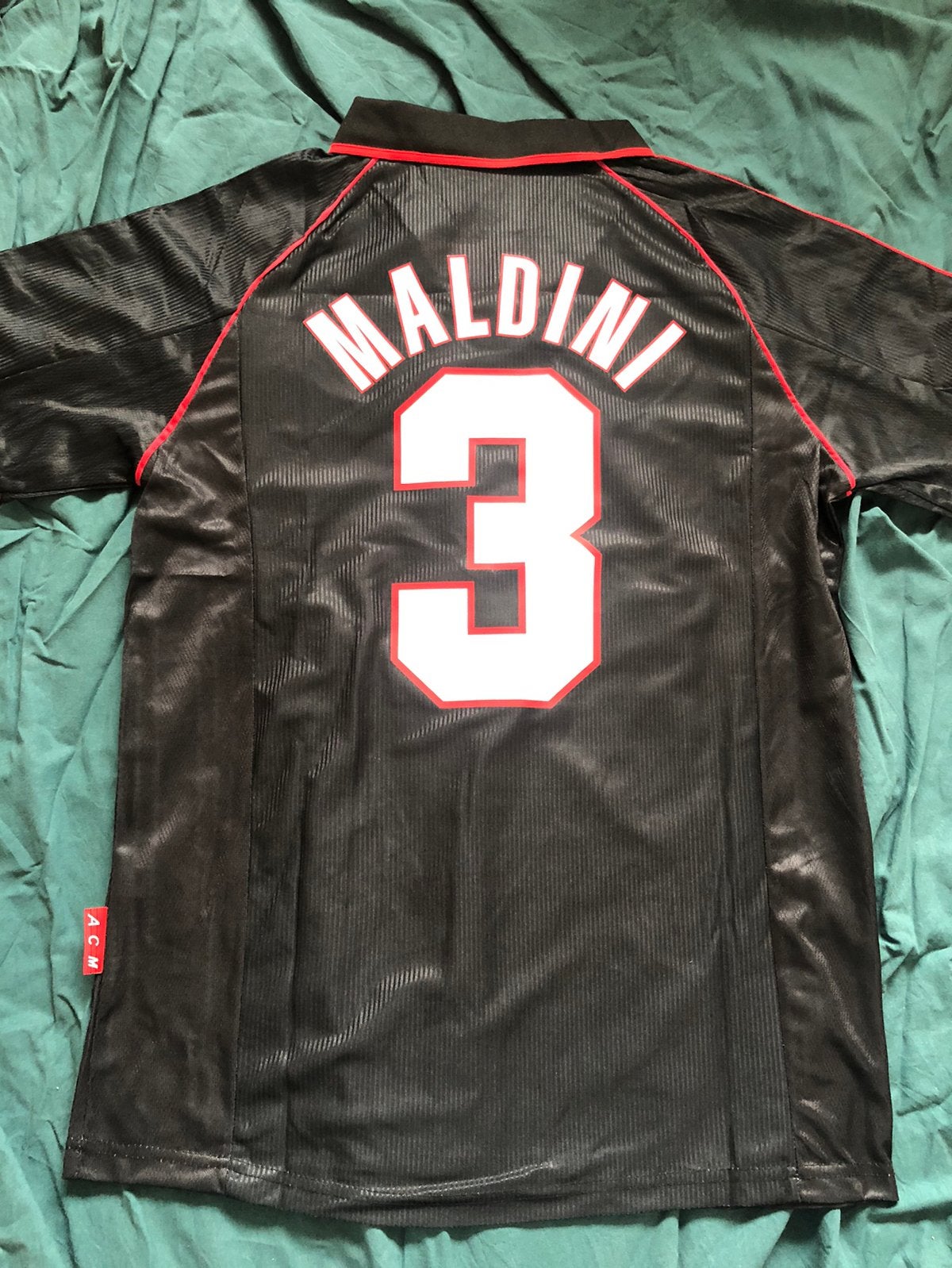 Maldini AC Milan retro voetbalshirt maat M, Caravans en Kamperen, Ophalen of Verzenden, Zo goed als nieuw