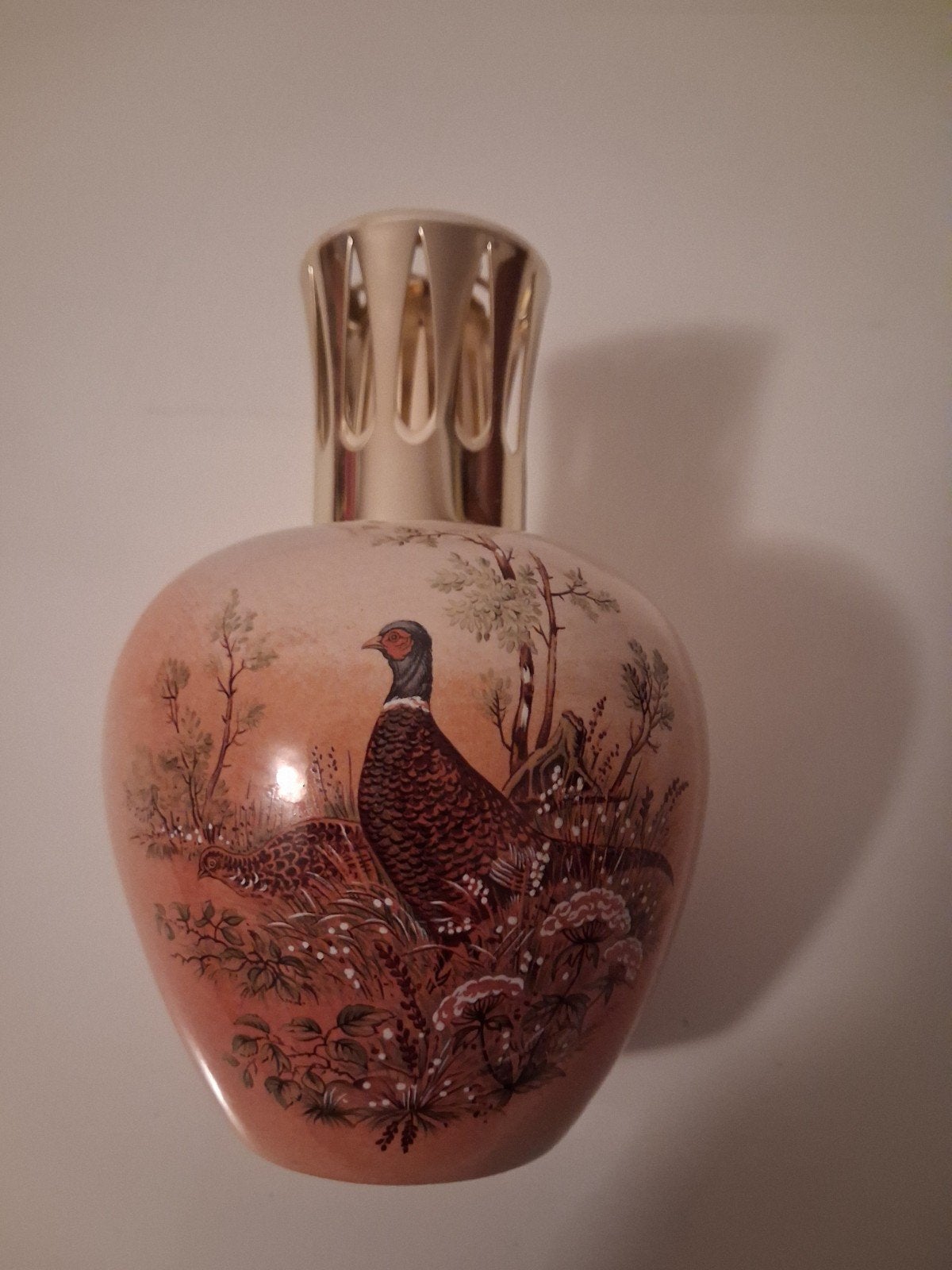 Lampe Berger Paris met fazant decor - Made in France, Antiek en Kunst, Ophalen
