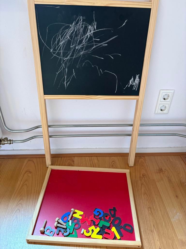 Magnetisch schoolbord, Ophalen of Verzenden, Gebruikt, Krijtbord