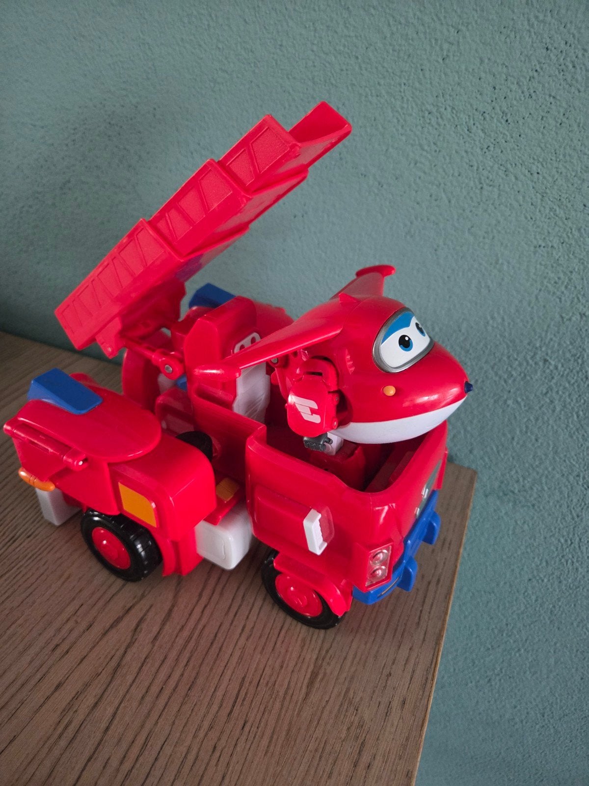 Jett Super Wings Transformatie Speelgoed, Ophalen, Gebruikt