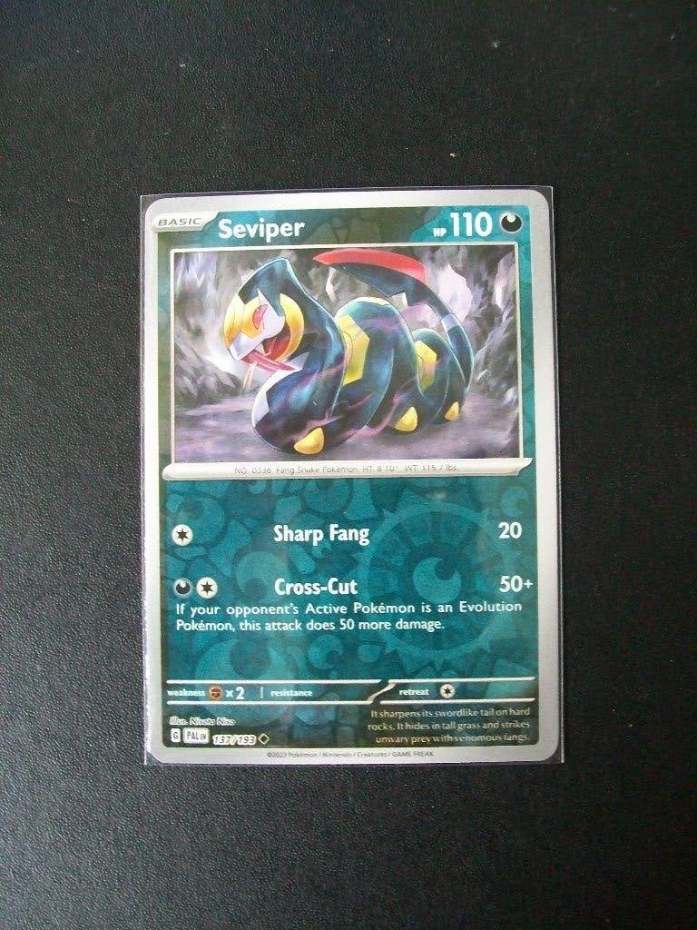 5102: Nieuwe Pokemon Kaart holofoil SEVIPER HP 110 (137/193), Verzenden, Nieuw, Losse kaart, Foil